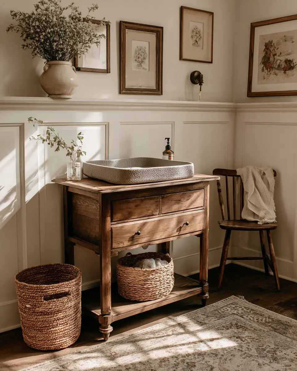 Earthy French Country Nursery Decor Ideas