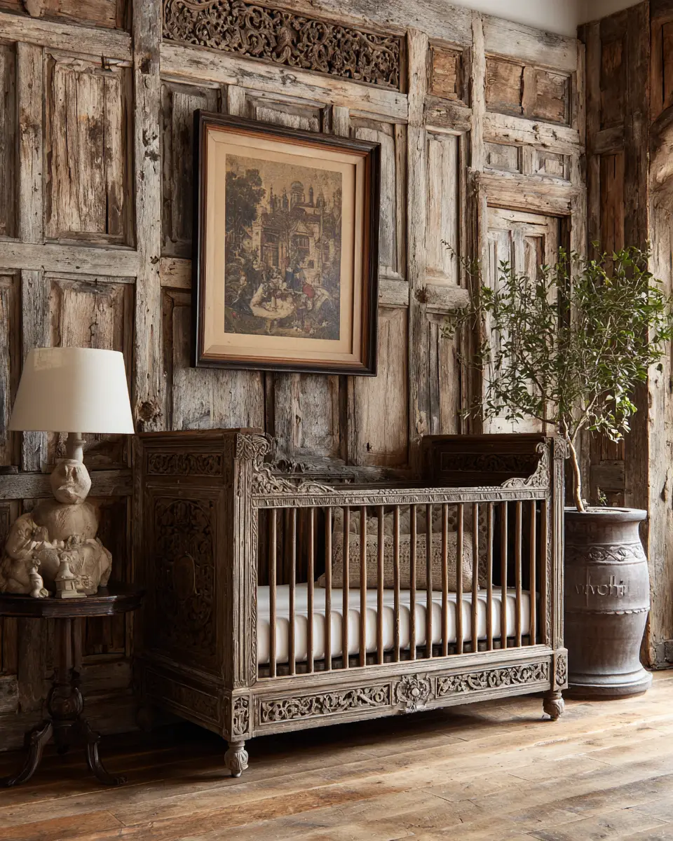 Earthy French Country Nursery Decor Ideas