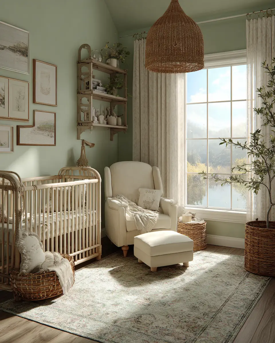 Earthy French Country Nursery Decor Ideas