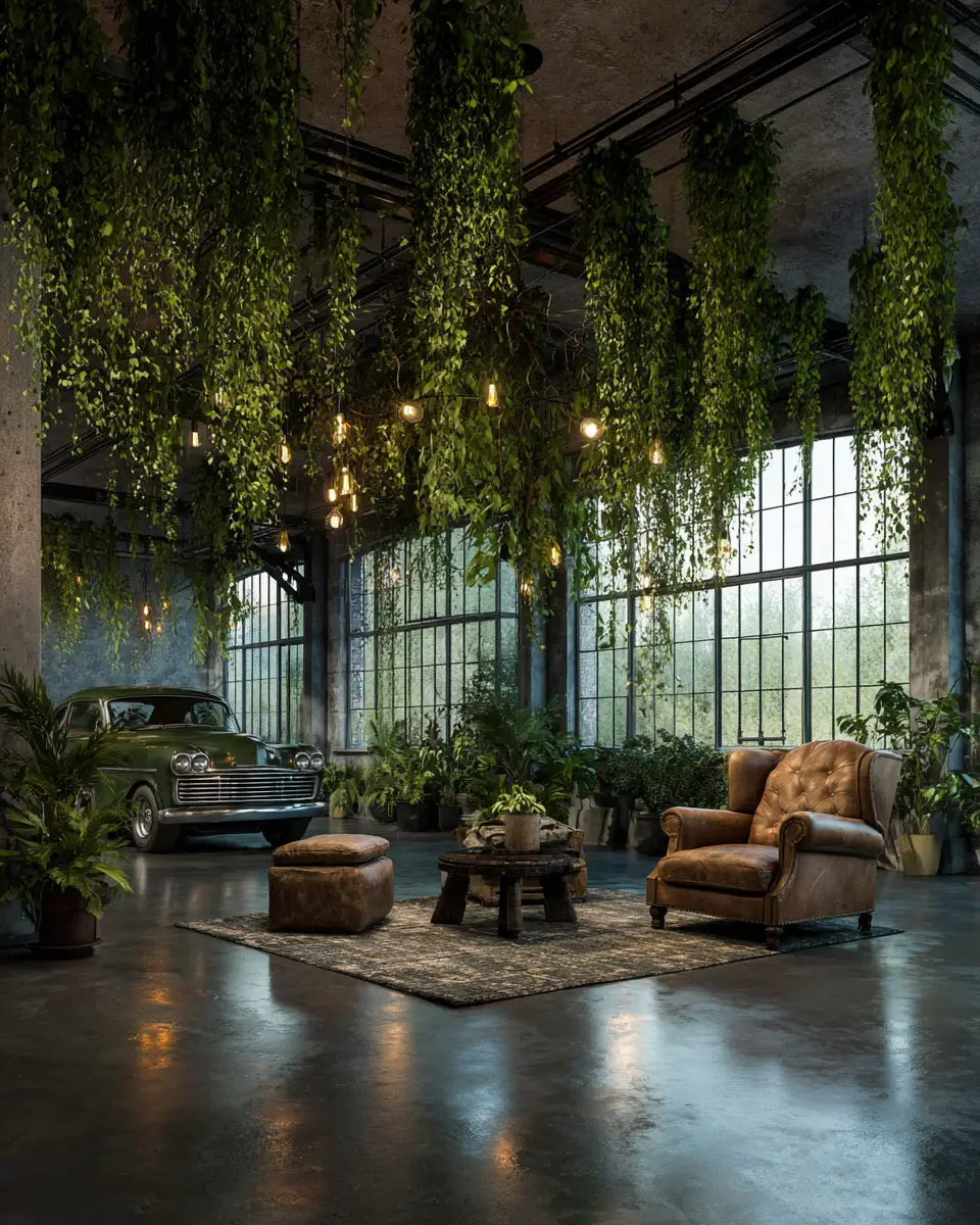 Earthy Glam Garage Decor Ideas