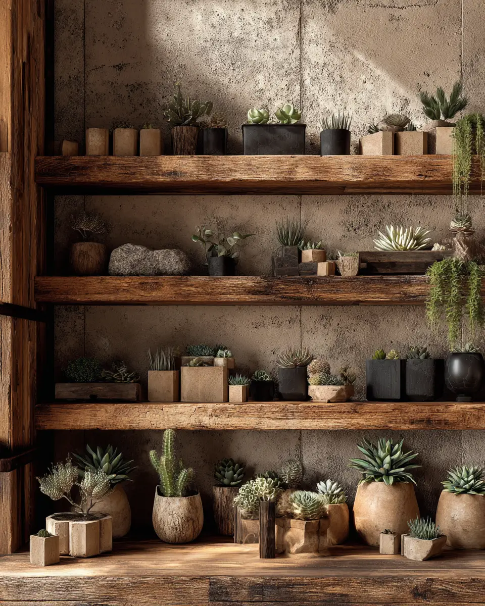 Earthy Glam Garage Decor Ideas