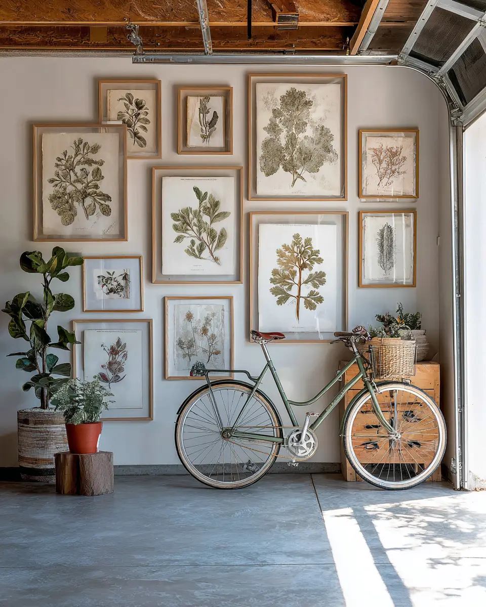 Earthy Glam Garage Decor Ideas
