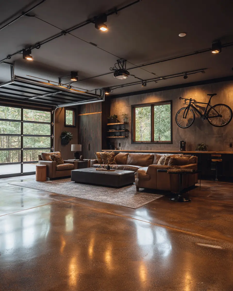 Earthy Glam Garage Decor Ideas