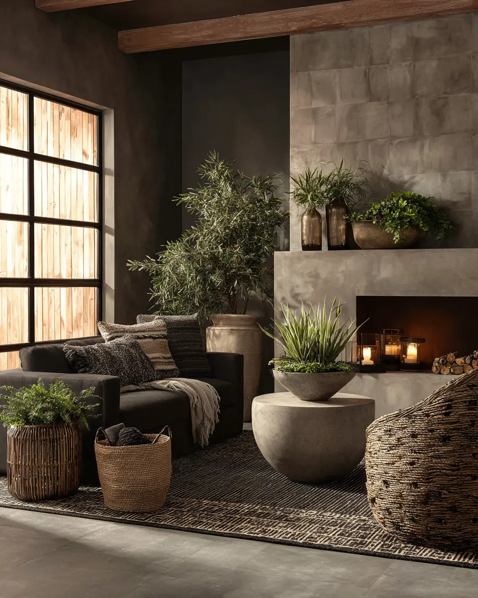 Earthy Glam Garage Decor Ideas