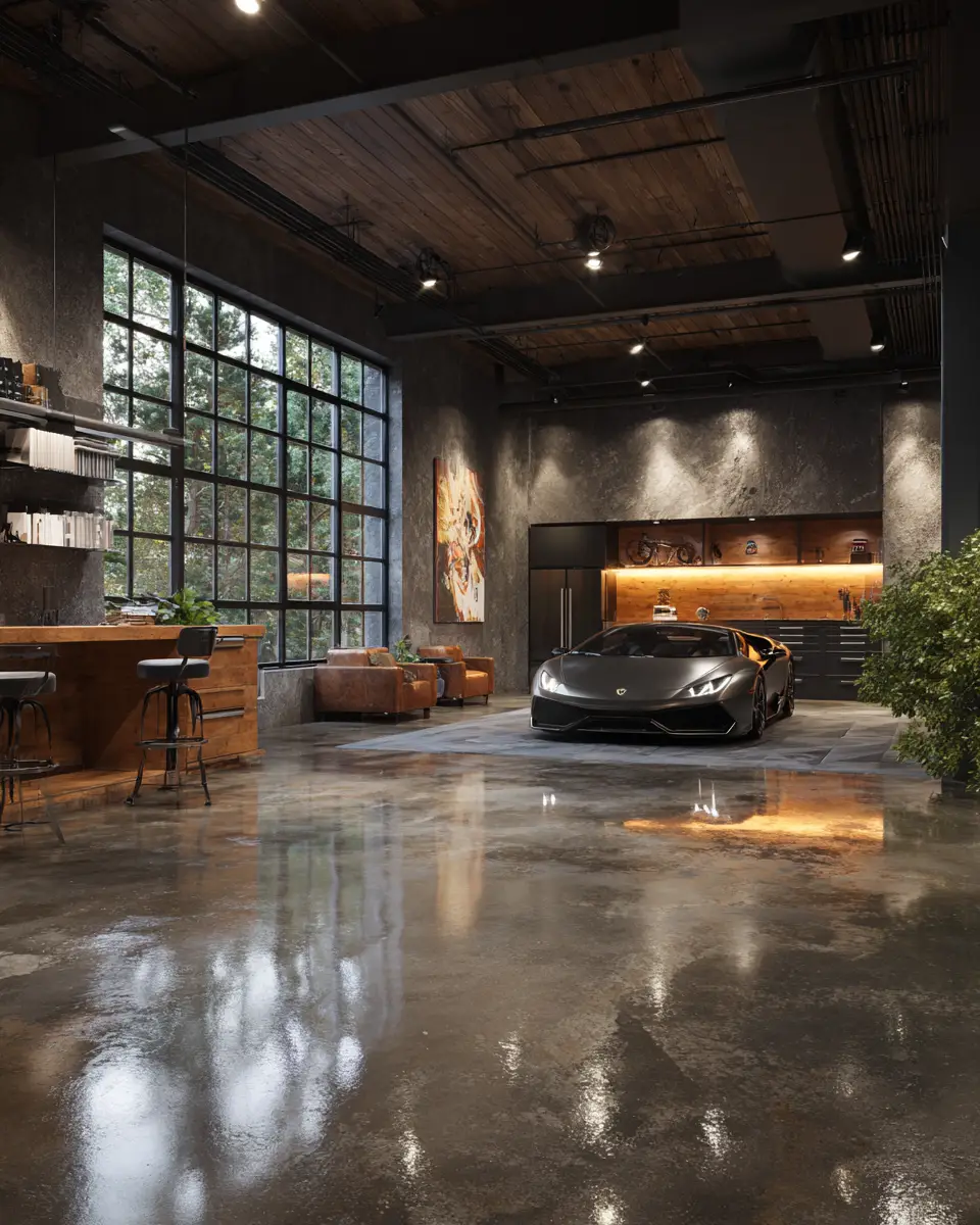 Earthy Glam Garage Decor Ideas
