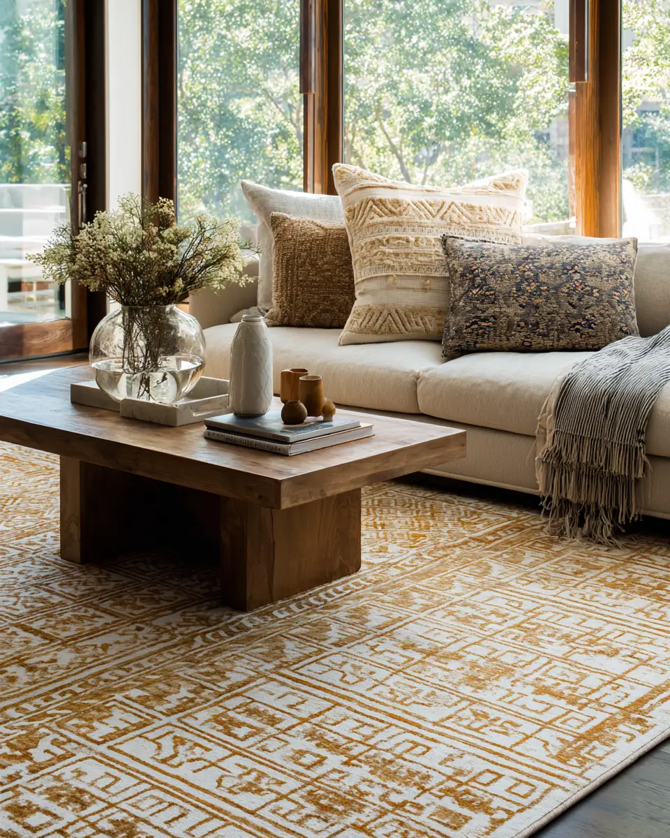 Earthy Glam Living Room Decor Ideas