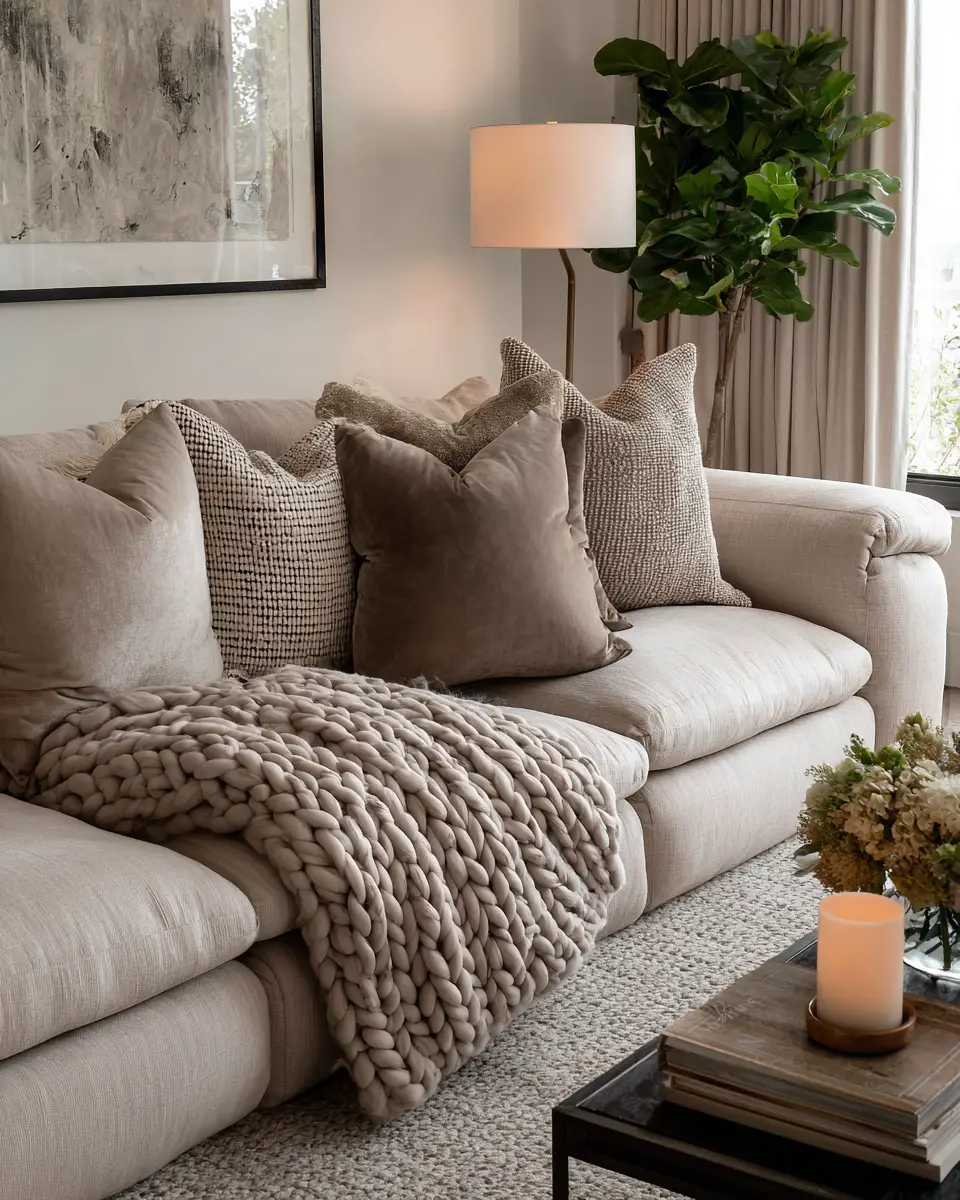 Earthy Glam Living Room Decor Ideas