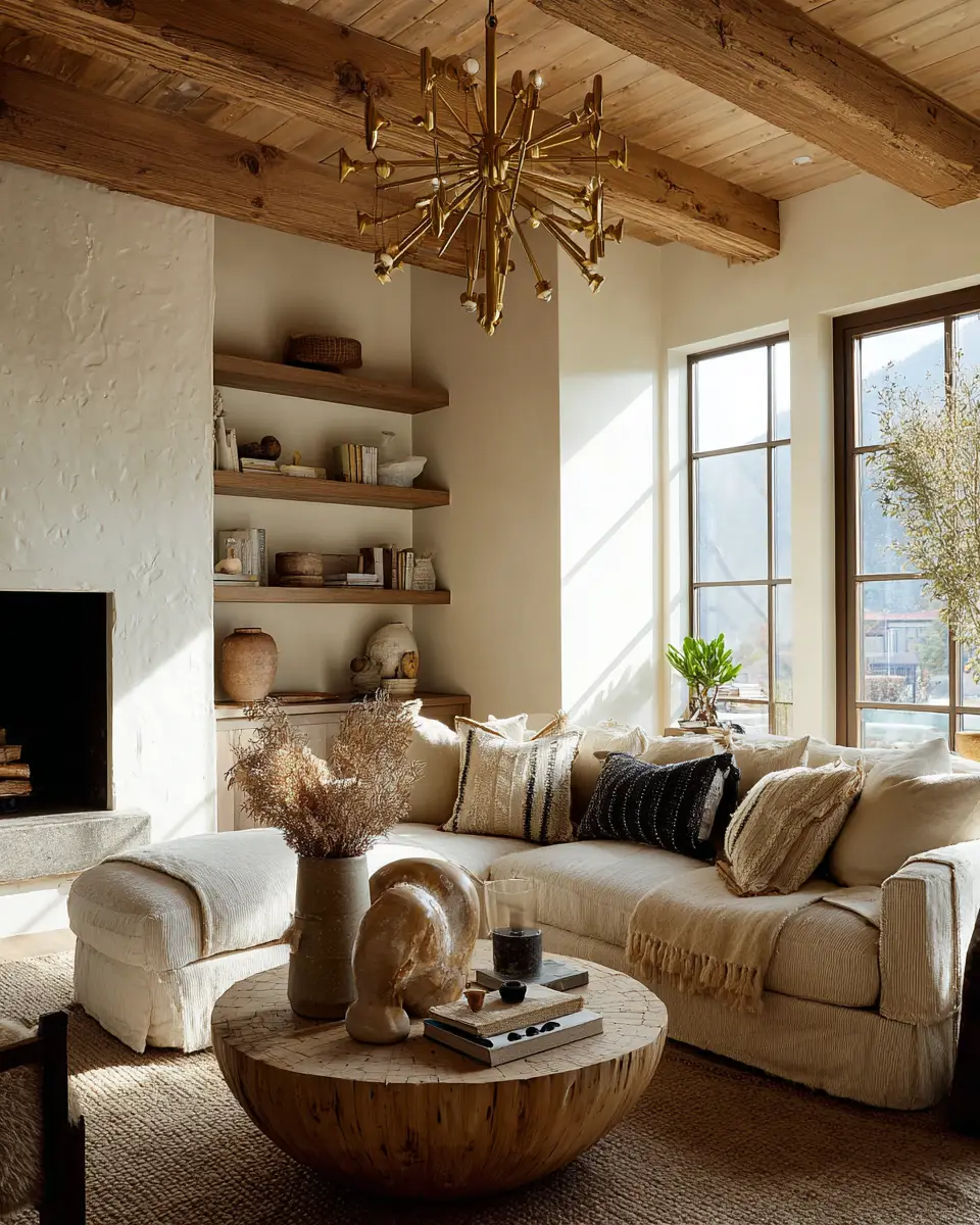 Earthy Glam Living Room Decor Ideas