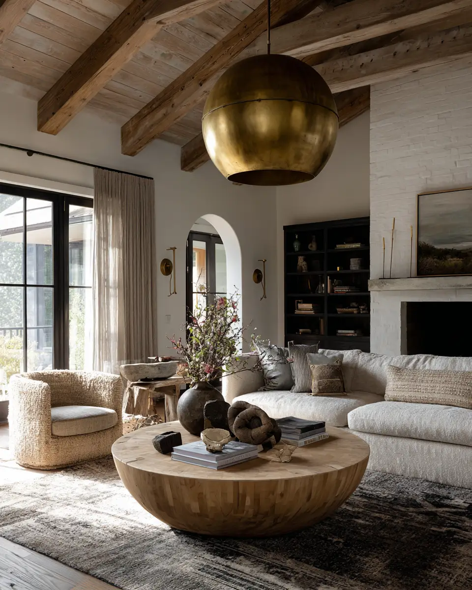 Earthy Glam Living Room Decor Ideas