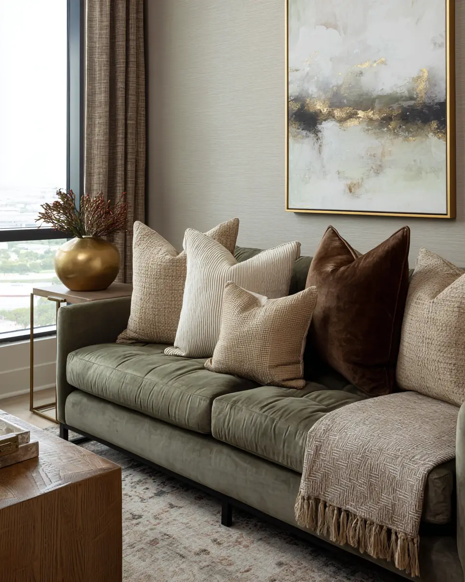 Earthy Glam Living Room Decor Ideas