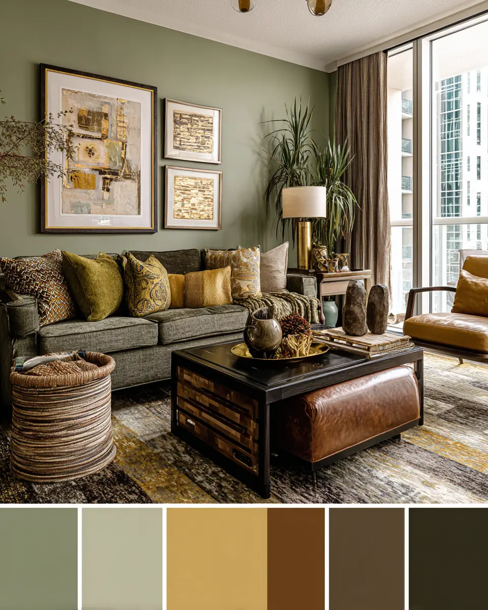 Earthy Glam Living Room Decor Ideas