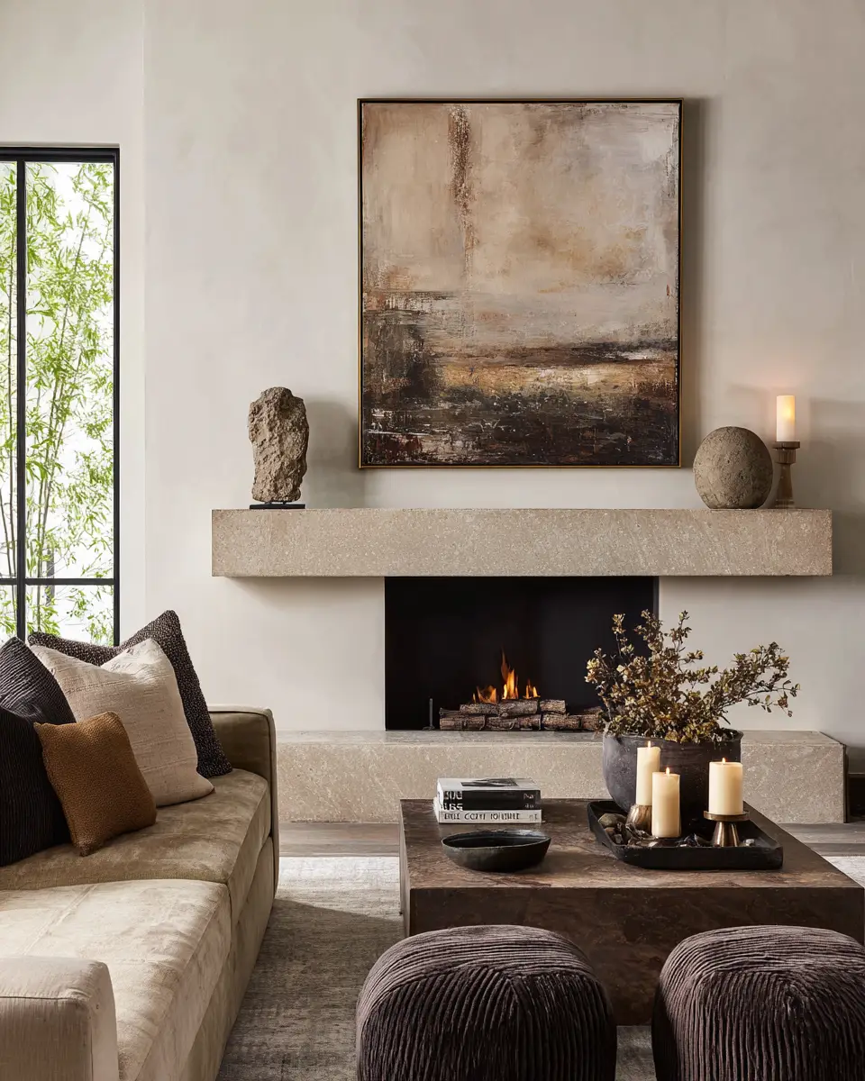 Earthy Glam Living Room Decor Ideas
