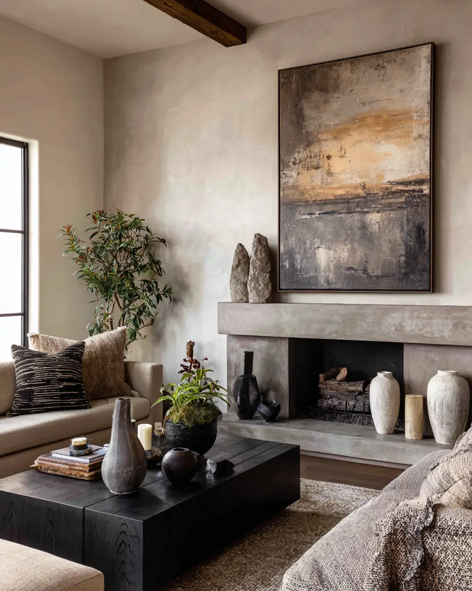 Earthy Glam Living Room Decor Ideas
