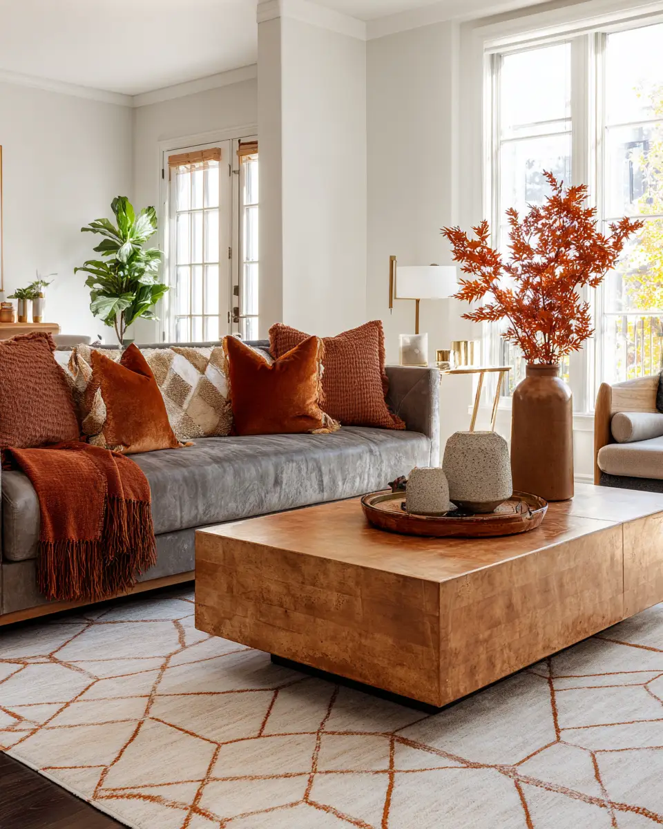 Earthy Glam Living Room Decor Ideas