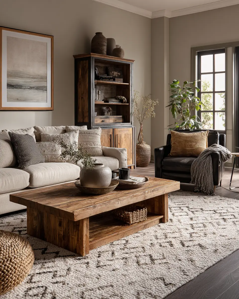 Earthy Glam Living Room Decor Ideas