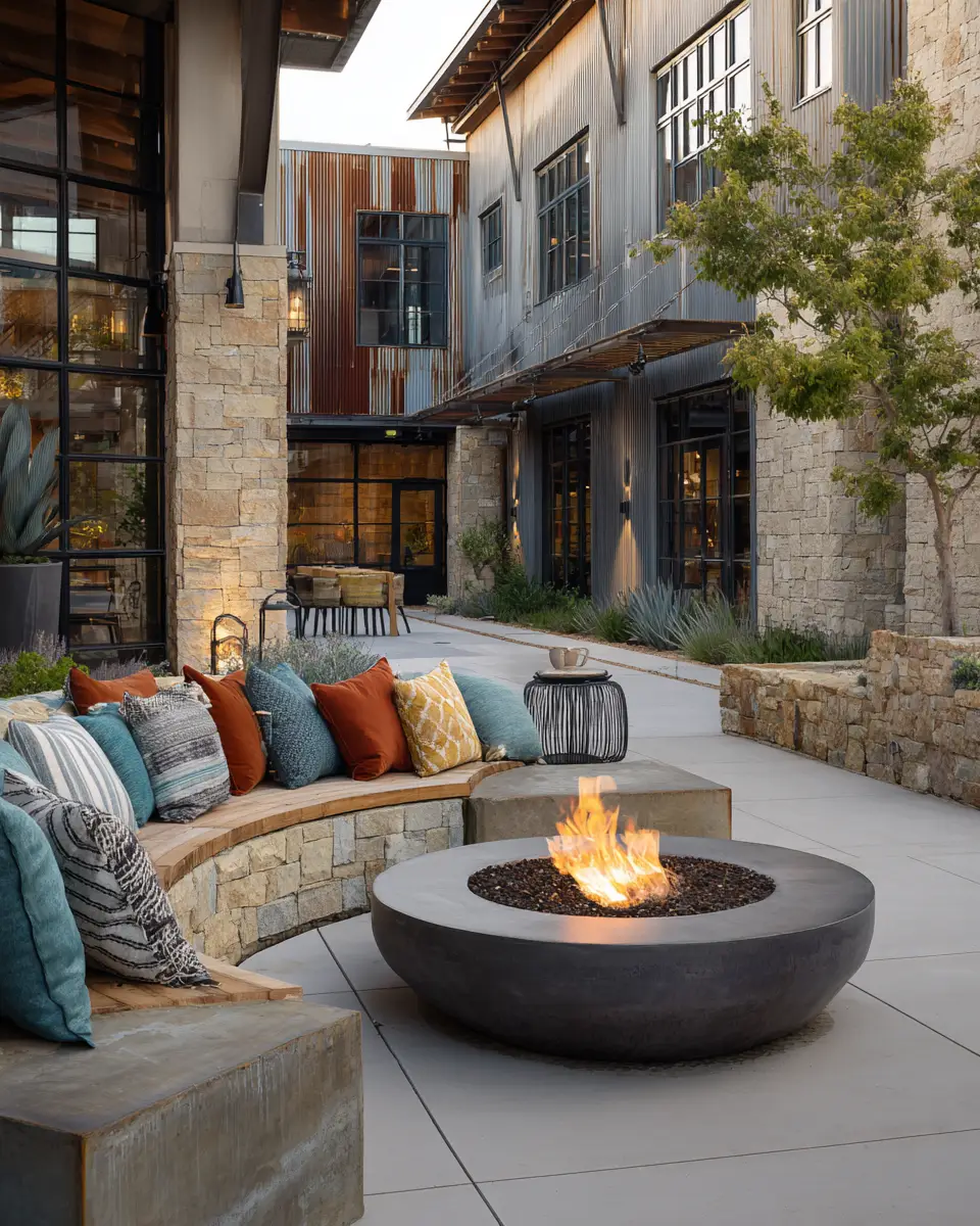 Earthy Industrial Patio Decor Ideas