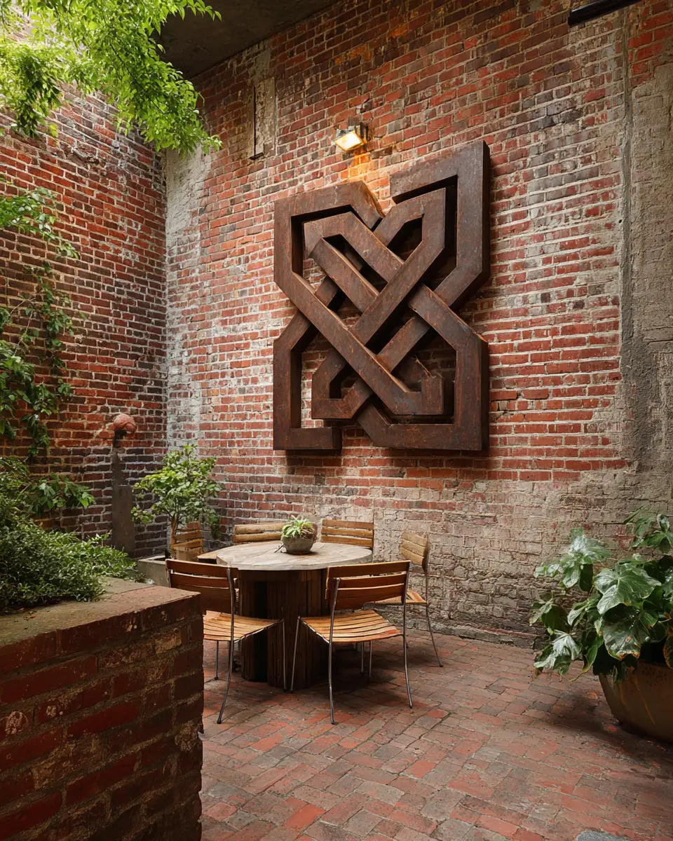 Earthy Industrial Patio Decor Ideas