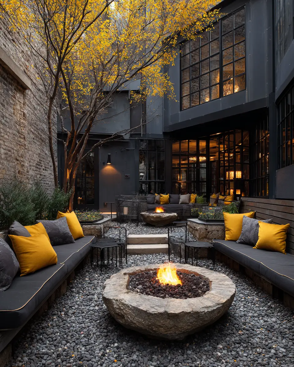Earthy Industrial Patio Decor Ideas