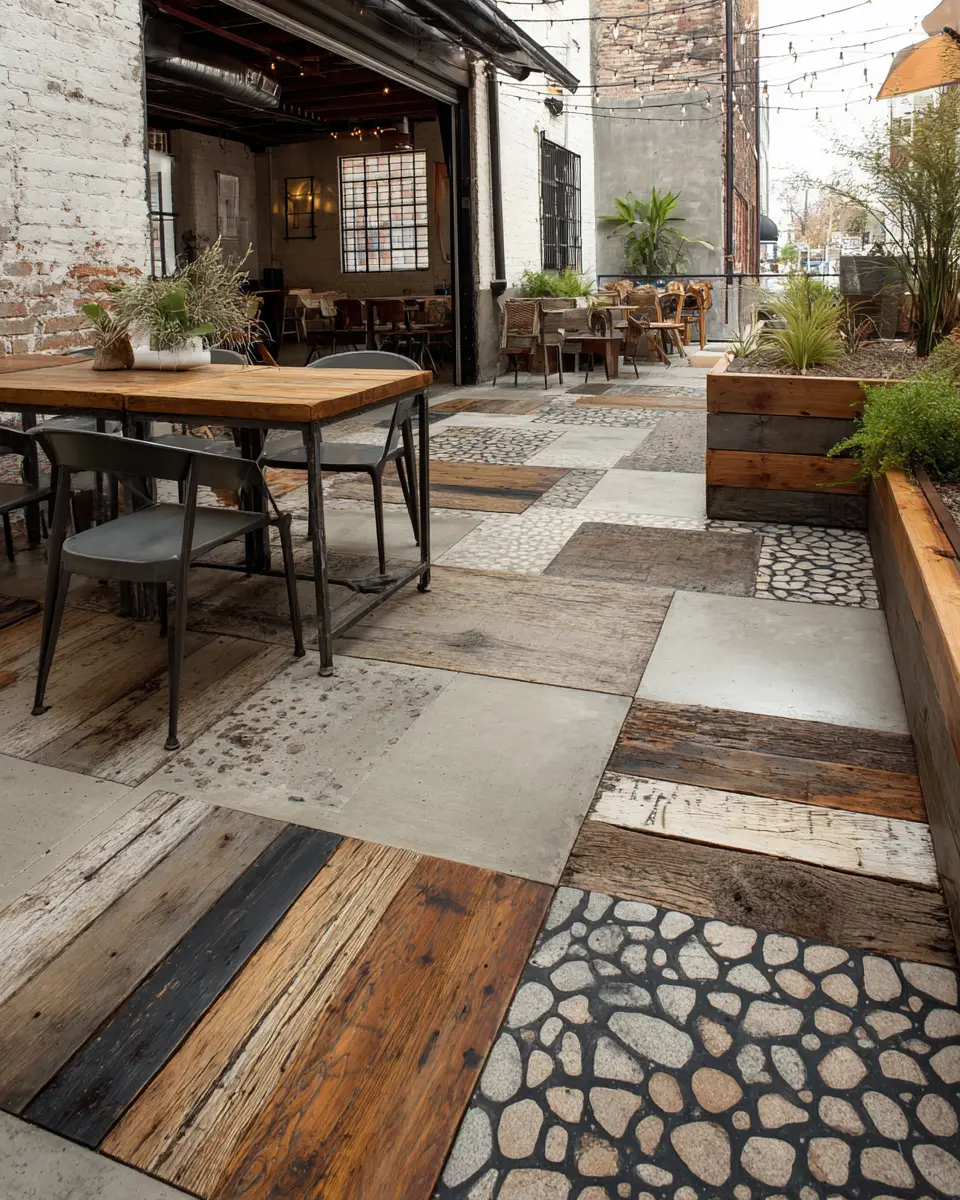 Earthy Industrial Patio Decor Ideas