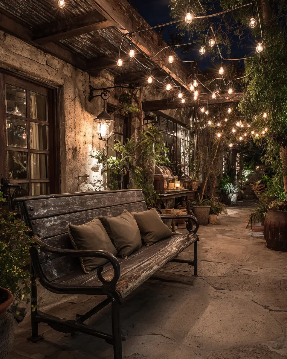 Earthy Industrial Patio Decor Ideas