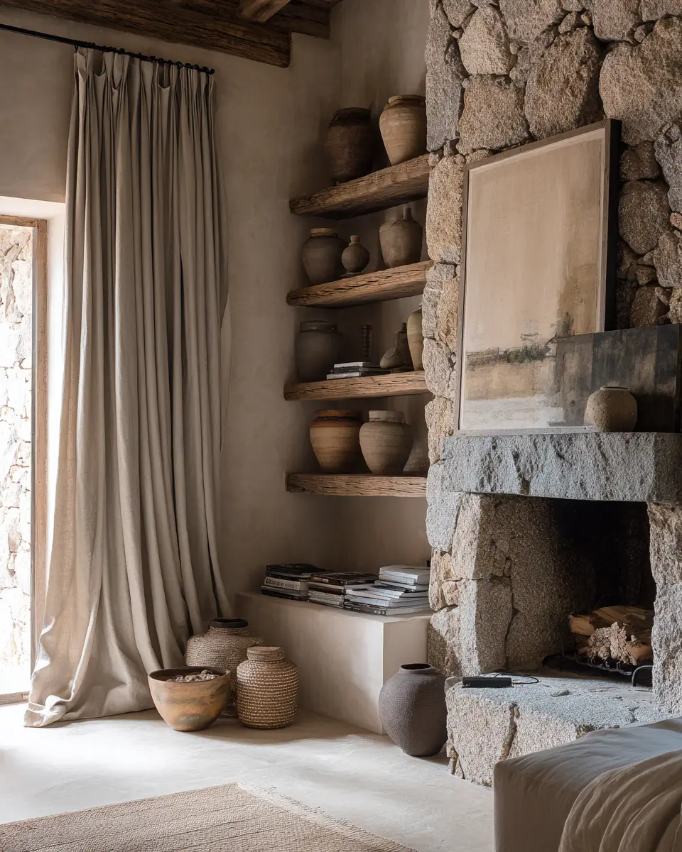 Earthy Mediterranean Living Room Decor Ideas