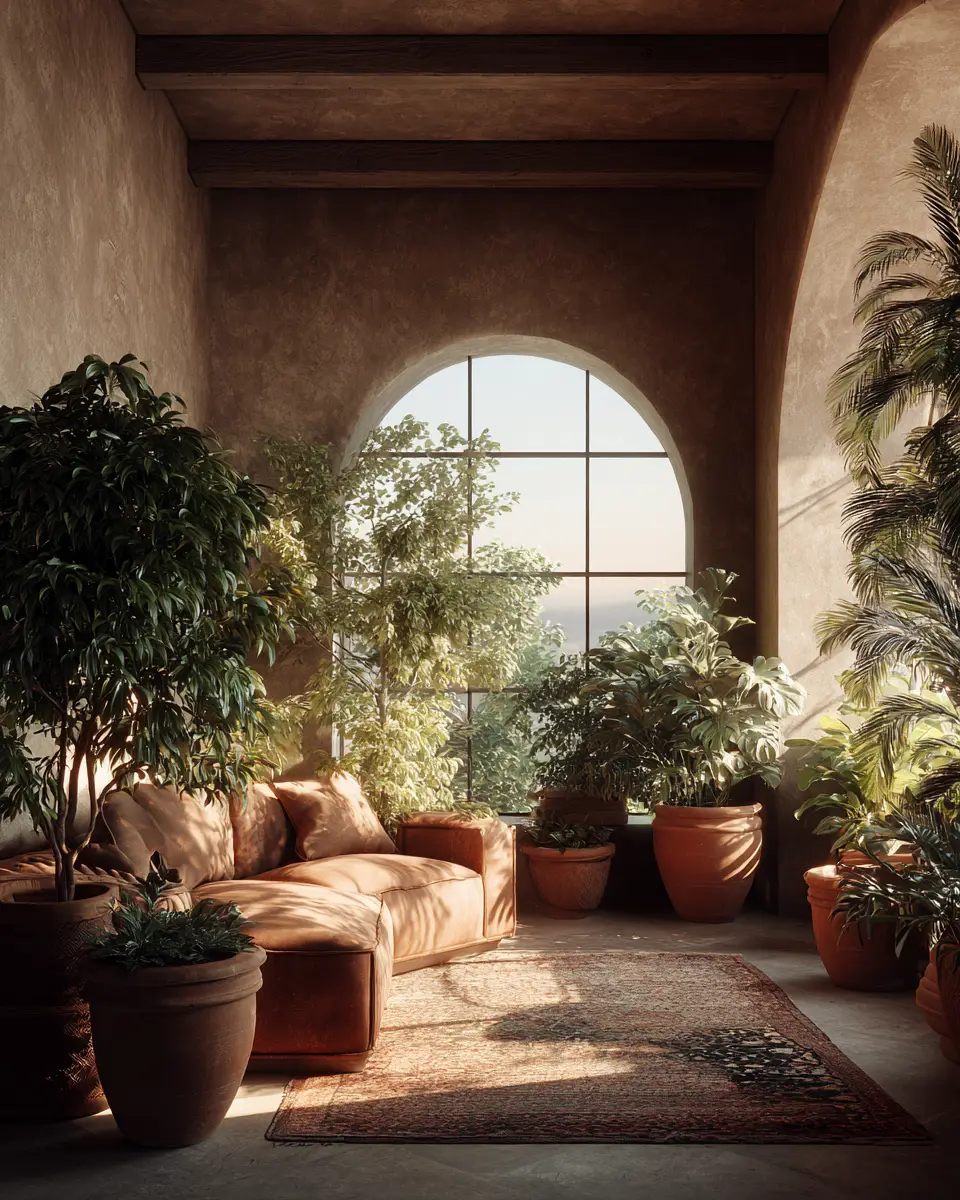 Earthy Mediterranean Living Room Decor Ideas