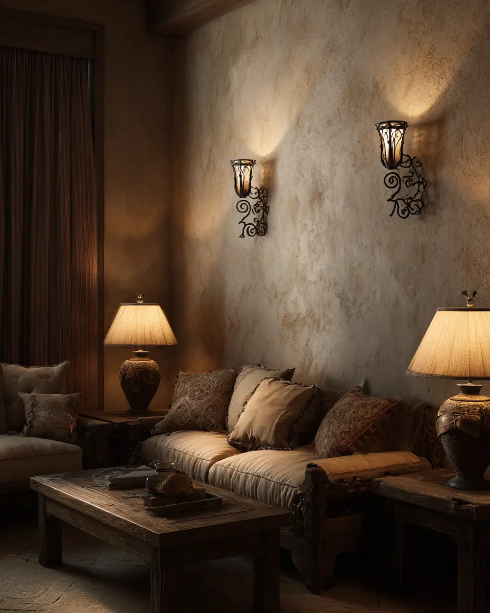 Earthy Mediterranean Living Room Decor Ideas