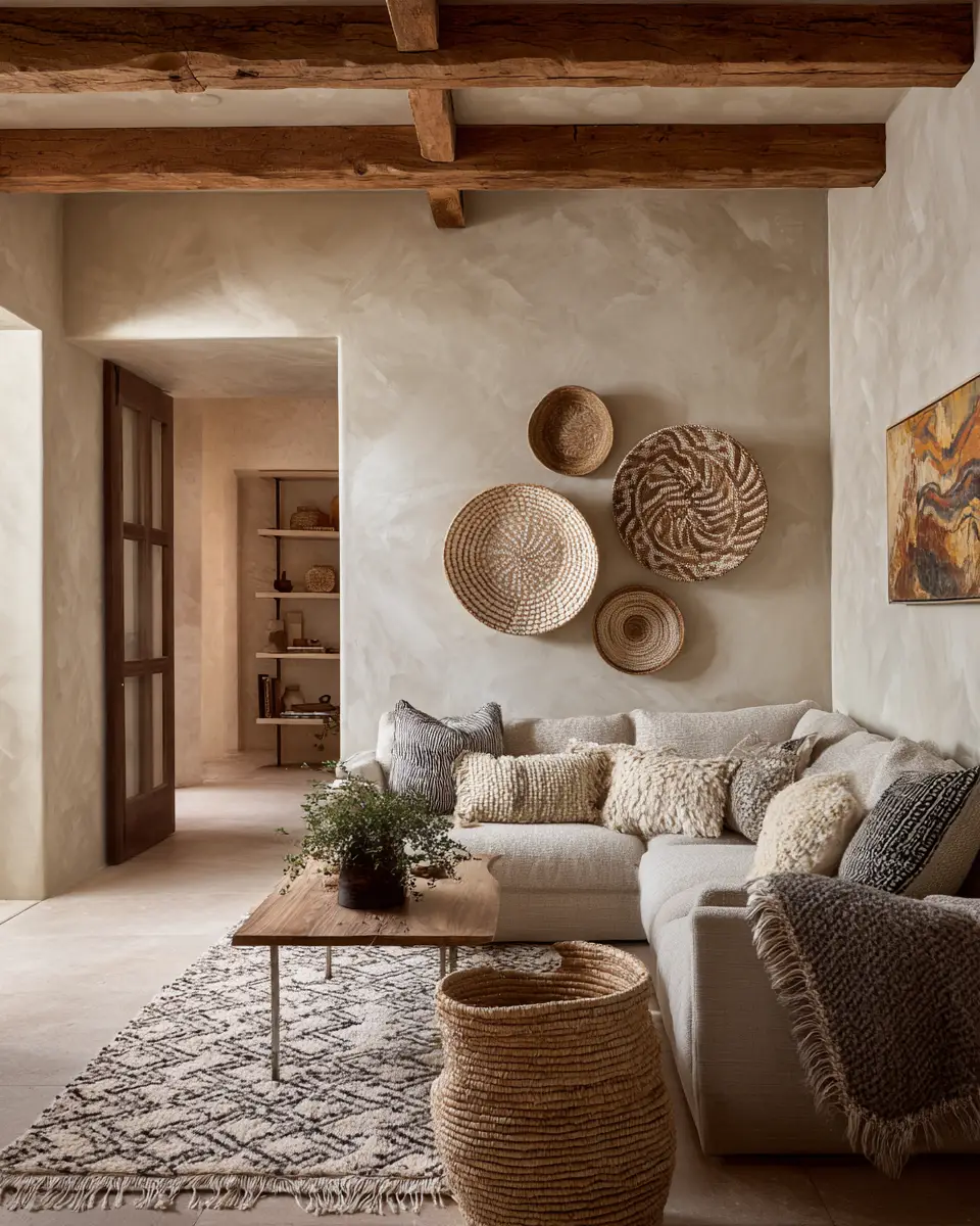 Earthy Mediterranean Living Room Decor Ideas