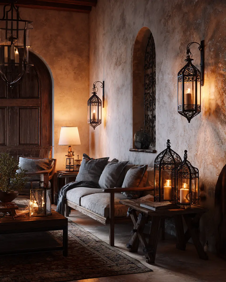 Earthy Mediterranean Living Room Decor Ideas