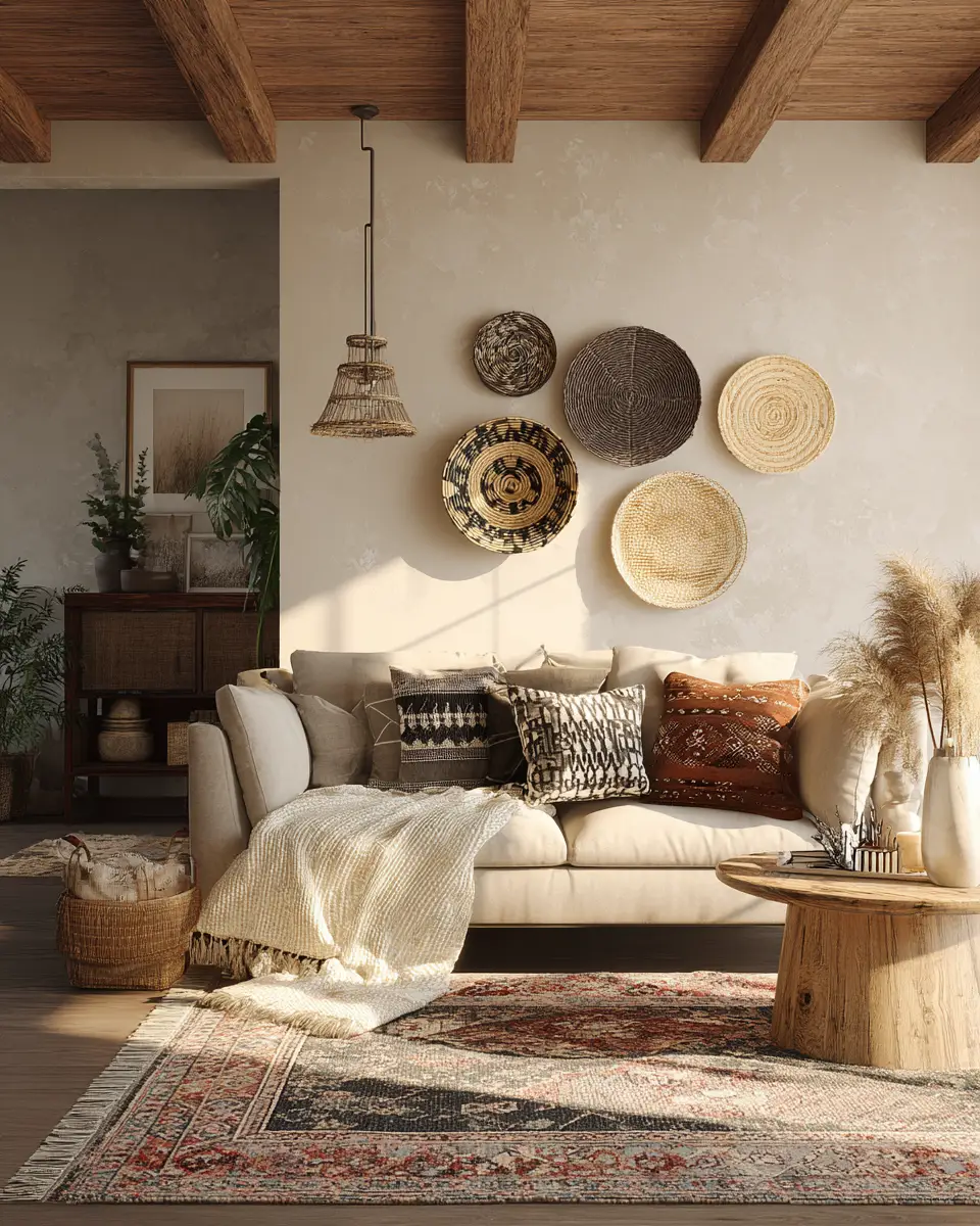 Earthy Mediterranean Living Room Decor Ideas