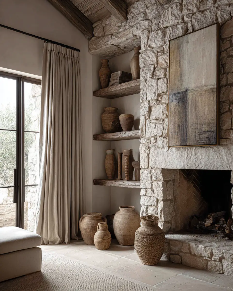 Earthy Mediterranean Living Room Decor Ideas