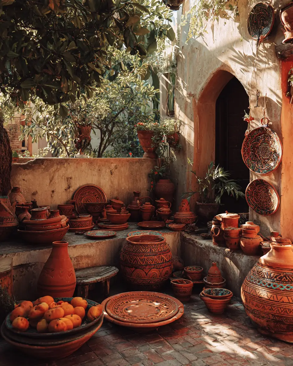 Earthy Mediterranean Patio Decor Ideas