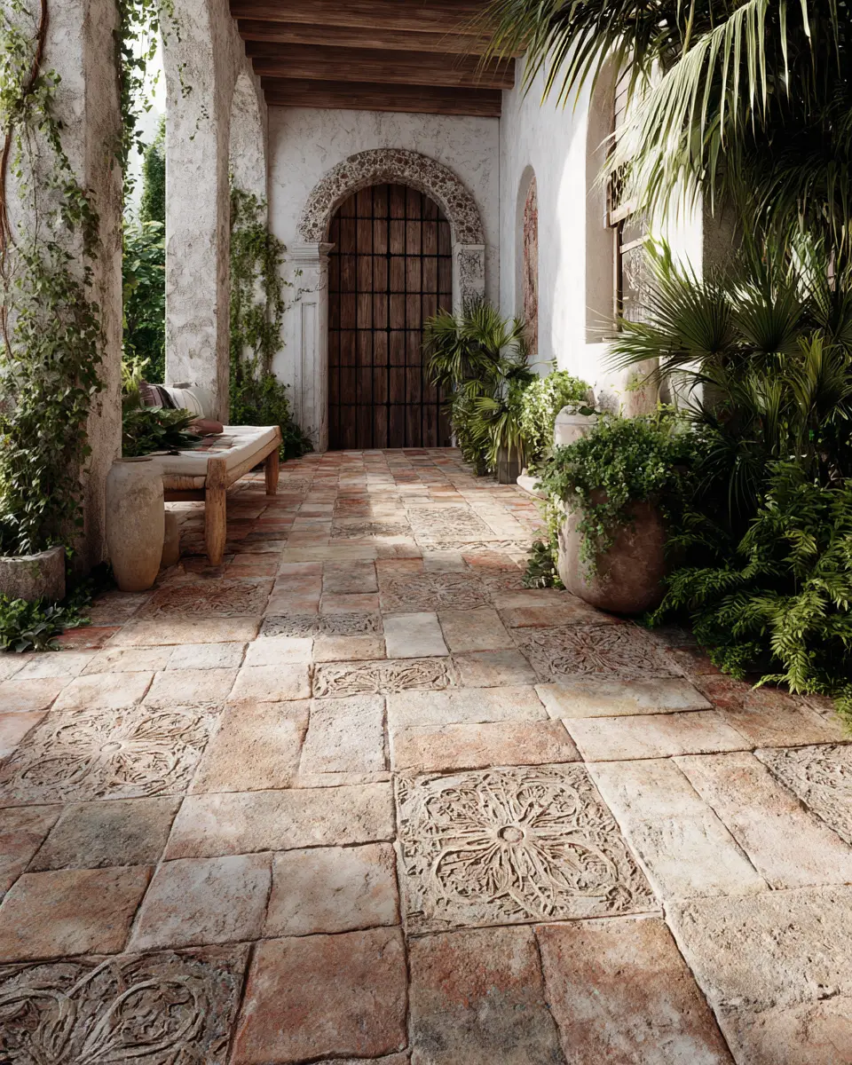 Earthy Mediterranean Patio Decor Ideas