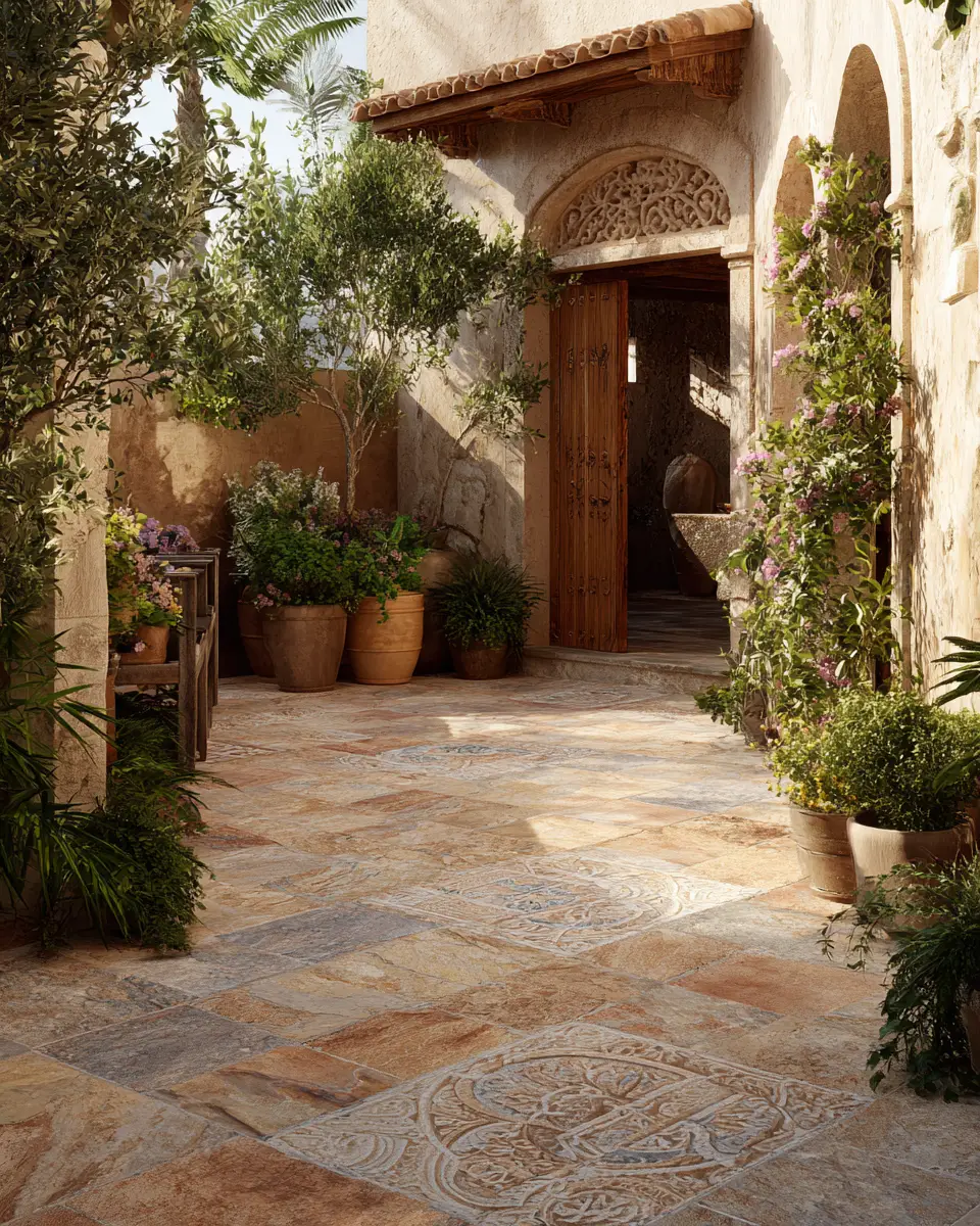 Earthy Mediterranean Patio Decor Ideas
