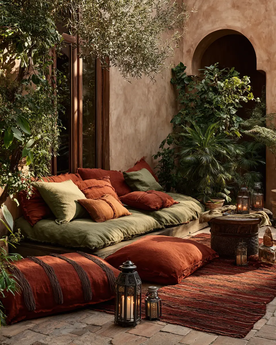 Earthy Mediterranean Patio Decor Ideas