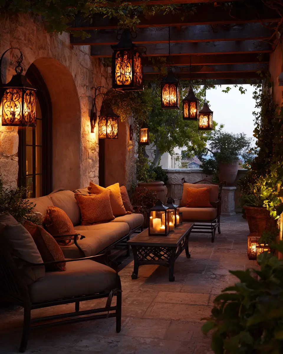 Earthy Mediterranean Patio Decor Ideas