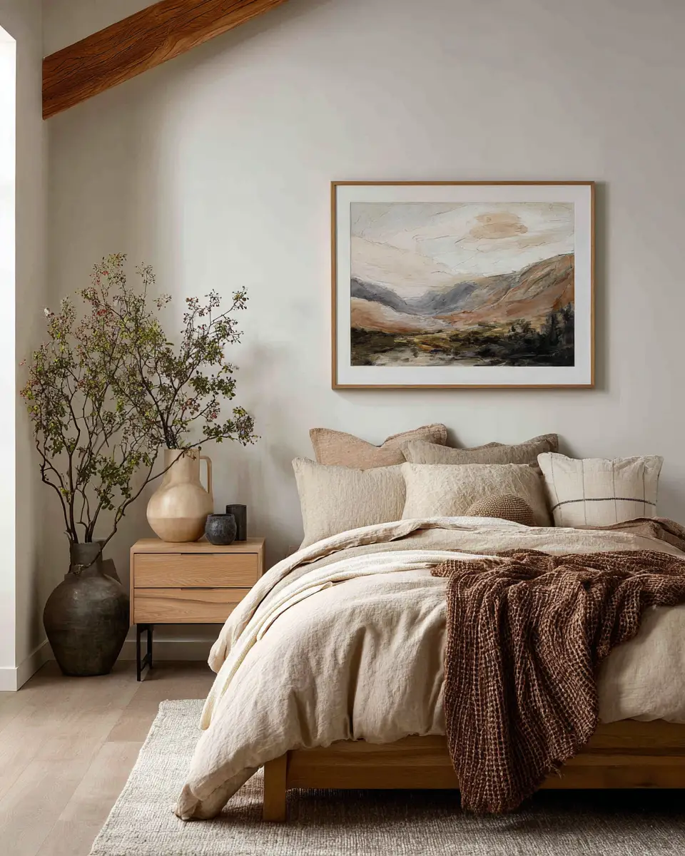 Earthy Minimalist Bedroom Decor Ideas