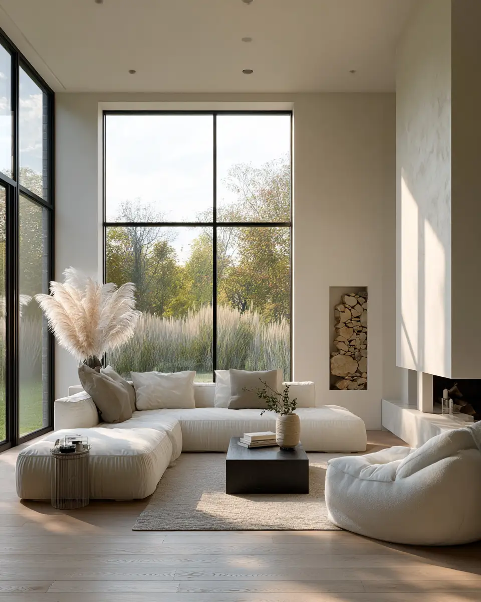 Earthy Minimalist Living Room Decor Ideas