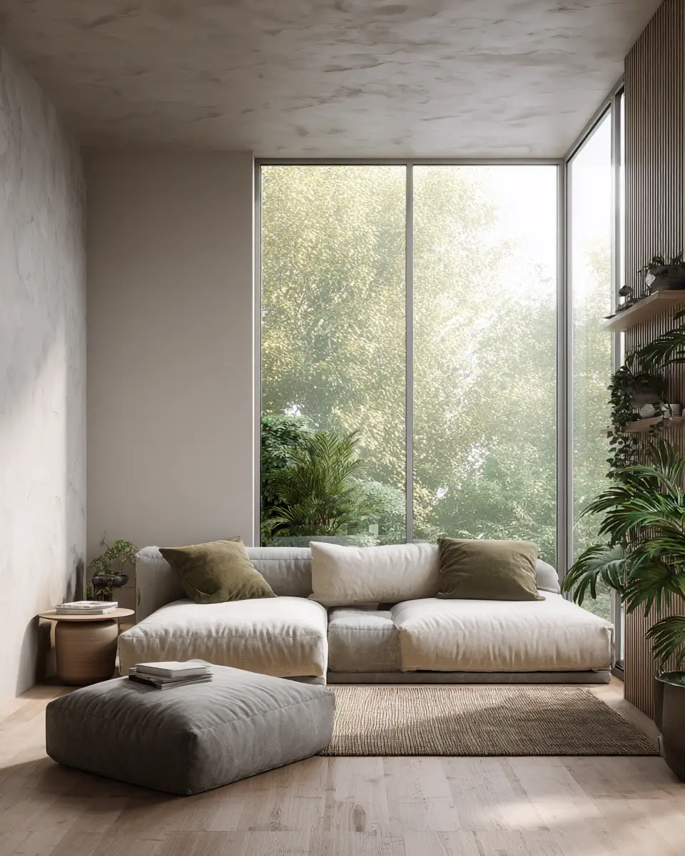 Earthy Minimalist Living Room Decor Ideas