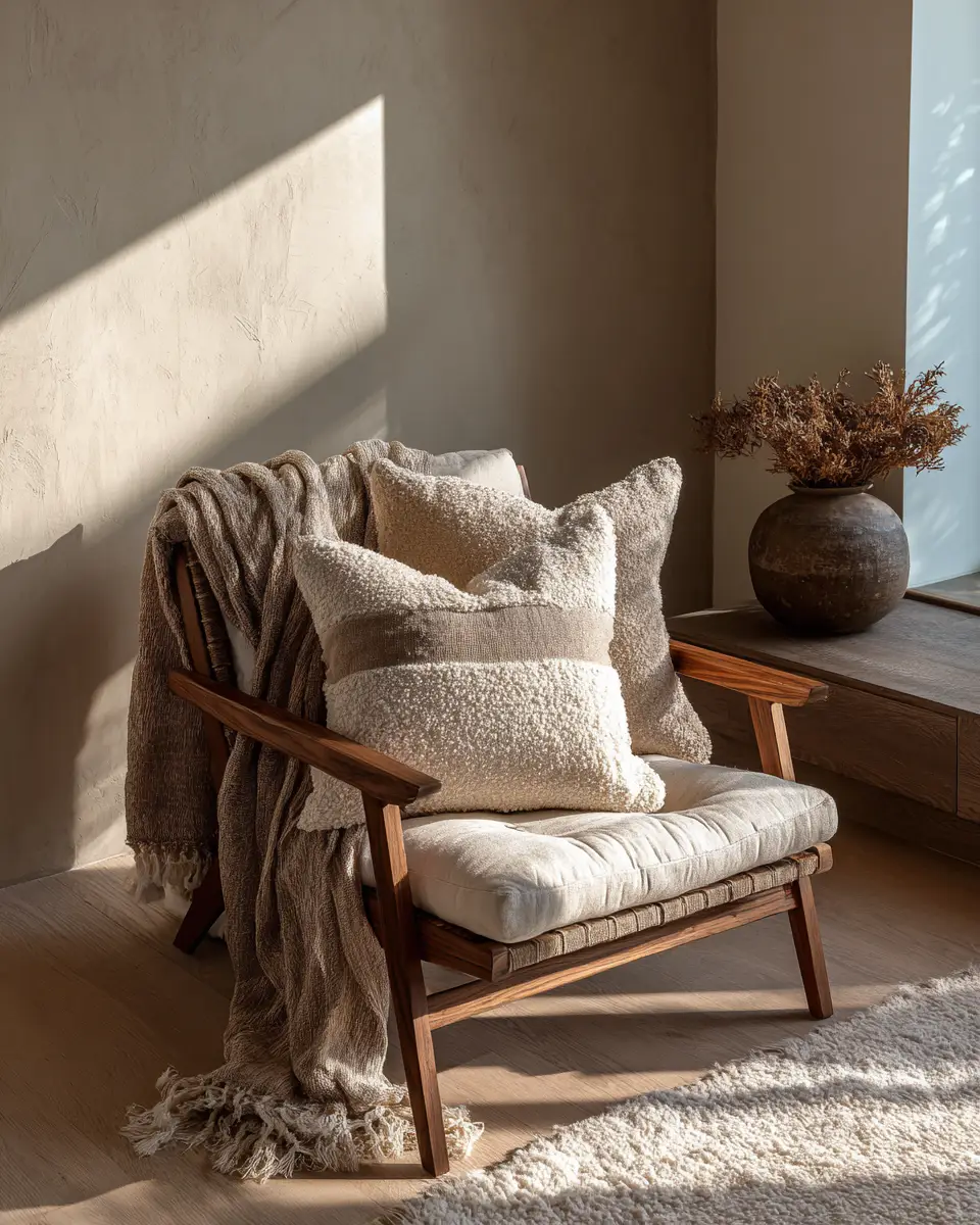 Earthy Minimalist Living Room Decor Ideas