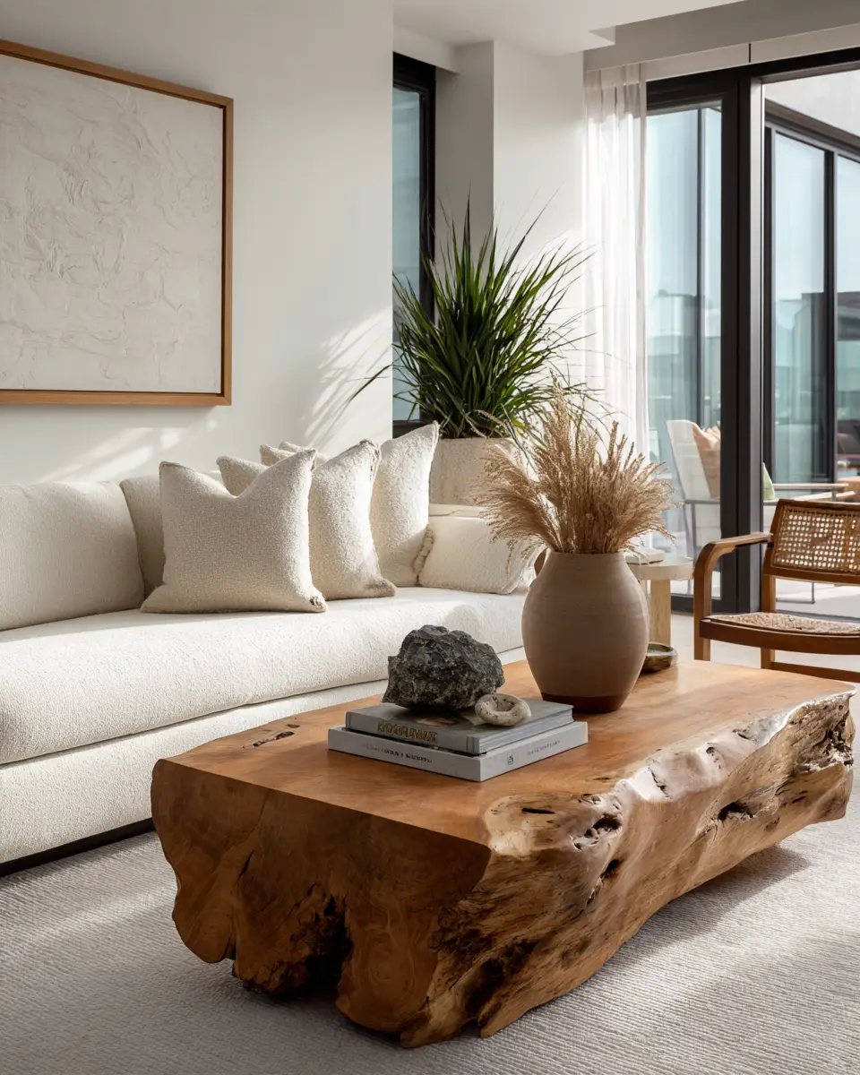 Earthy Minimalist Living Room Decor Ideas