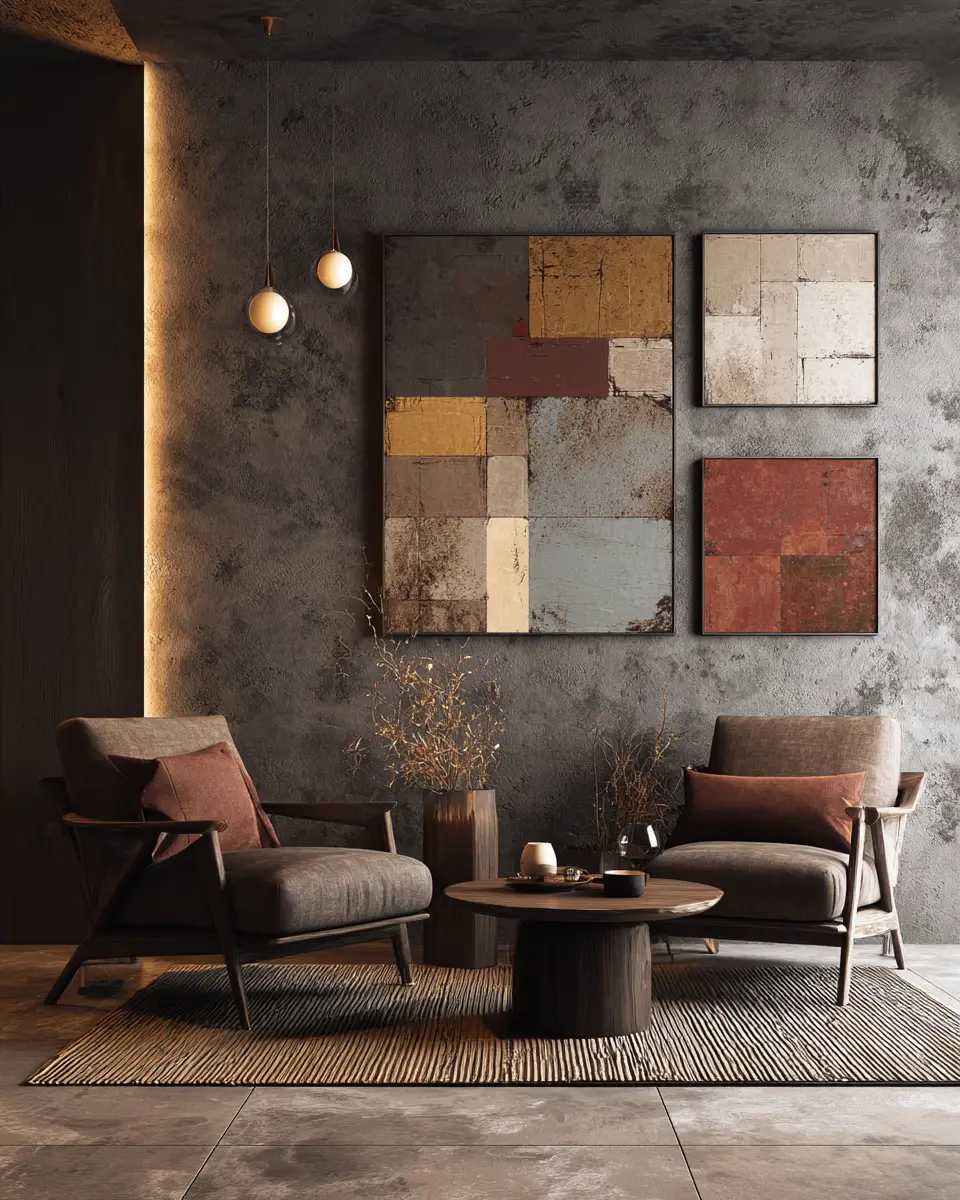 Earthy Minimalist Living Room Decor Ideas