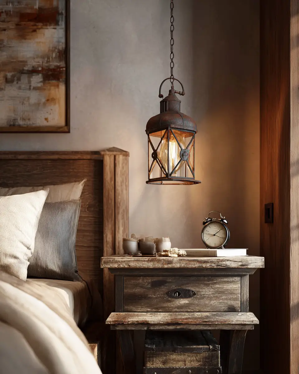Earthy Modern Farmhouse Bedroom Decor Ideas - Featured
