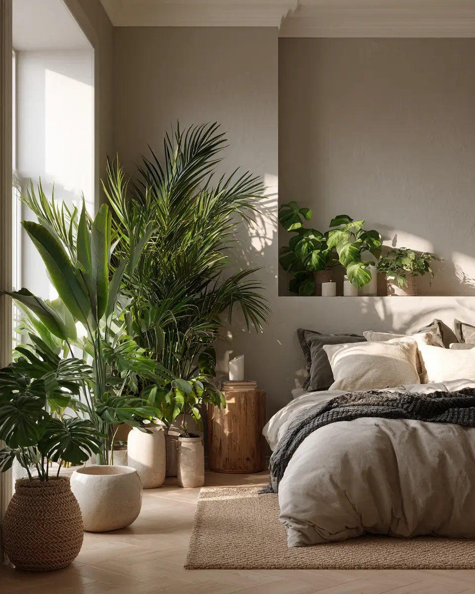 Earthy Modern Farmhouse Bedroom Decor Ideas