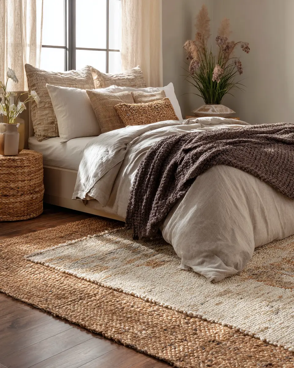 Earthy Modern Farmhouse Bedroom Decor Ideas