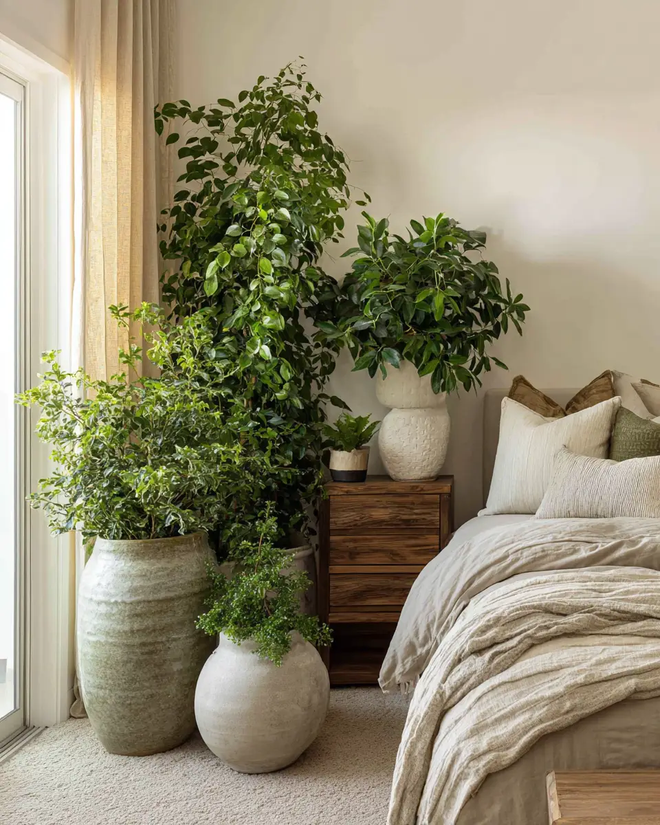 Earthy Modern Farmhouse Bedroom Decor Ideas