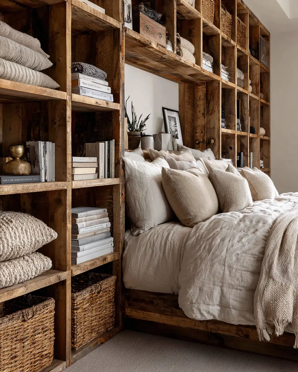 Earthy Modern Farmhouse Bedroom Decor Ideas