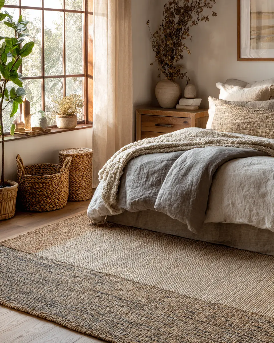 Earthy Modern Farmhouse Bedroom Decor Ideas