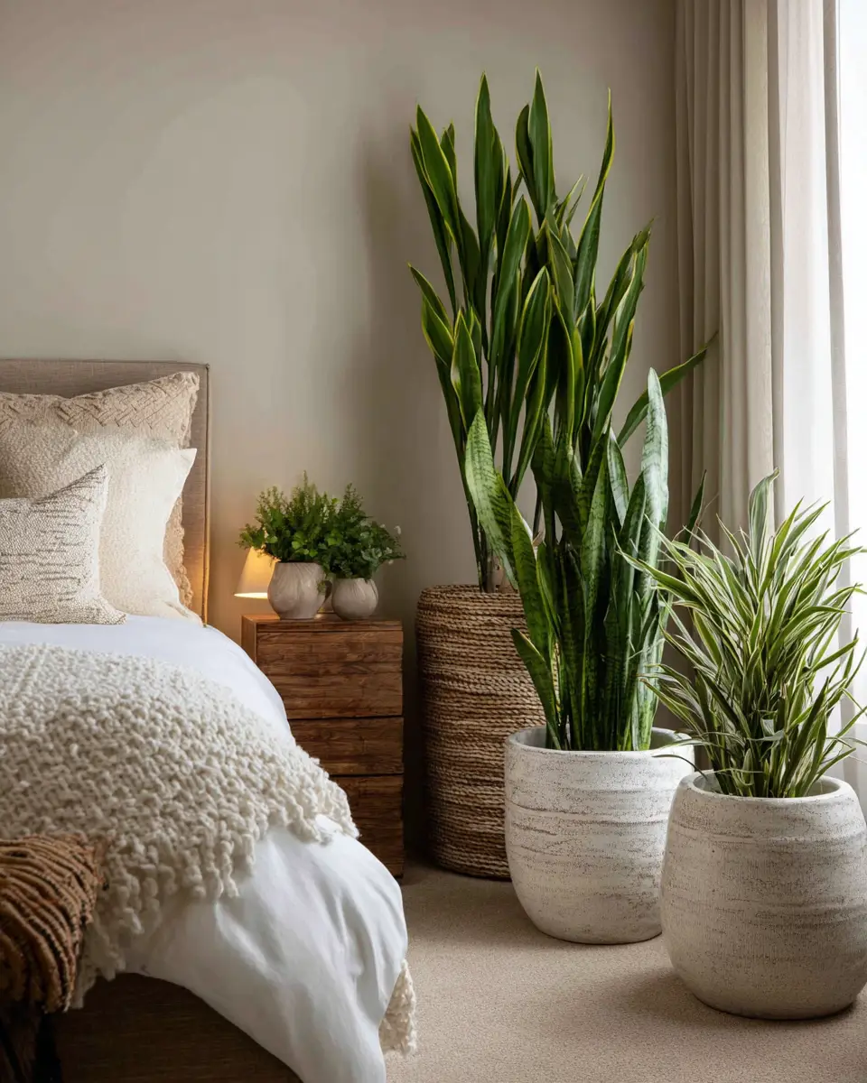 Earthy Modern Farmhouse Bedroom Decor Ideas