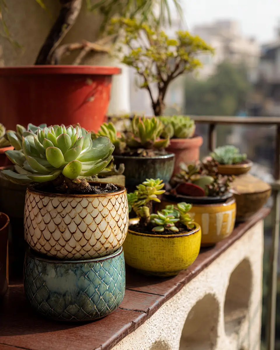 Earthy Retro Balcony Decor Ideas